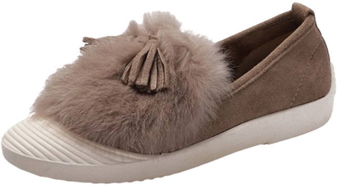 레오나르 여성용 꽃방울 컴포터 플랫 슈즈