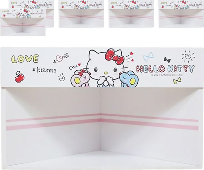U-House 樺新 角落收納架 SKT1186, Hello Kitty 親親 多色, 6個