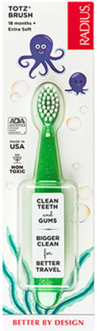 래디어스 토츠 유아 칫솔, 그린, 1개입, 1개