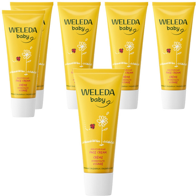 WELEDA 薇蕾德 金盞花臉部乳霜, 6個, 50ml