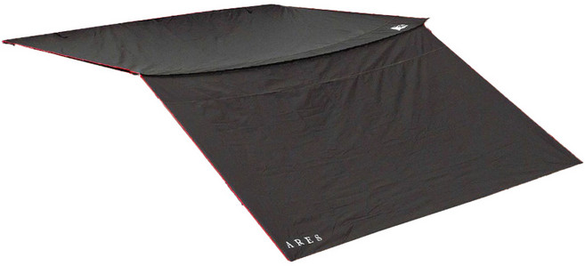 戰神客廳帳配件 鷗翼延伸天幕, 黑色