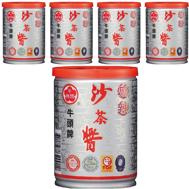 牛頭牌 麻辣沙茶醬, 250g, 5罐