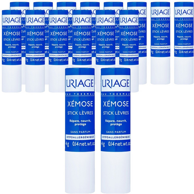 유리아쥬 제모스 스틱레브르 립밤, 무향, 4g, 8개