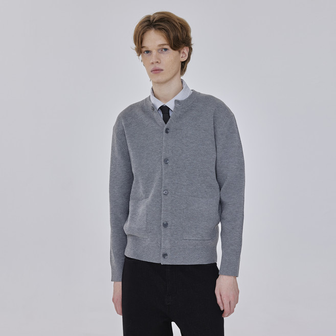 MIND BRIDGE 男士 Do Good 圓領微寬鬆版型開襟衫 MZCD7120