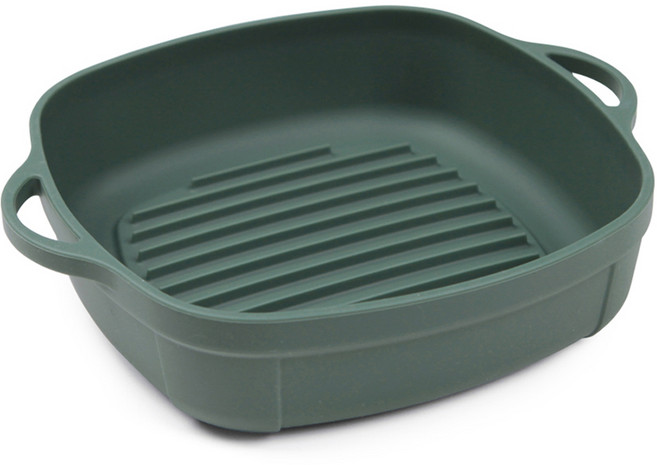 인콕 실리콘 에어프라이어팟, 올리브그린, 1개