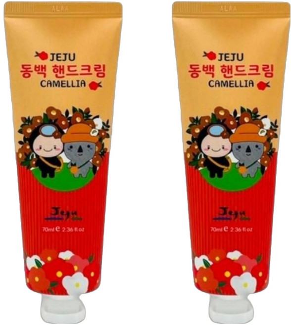 제주갬성 동백 핸드크림, 70ml, 2개