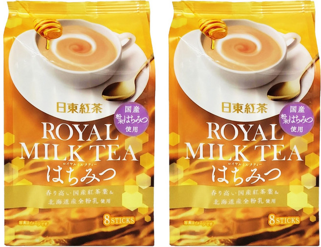 日東紅茶 蜂蜜奶茶, 13.5g, 8條, 2袋