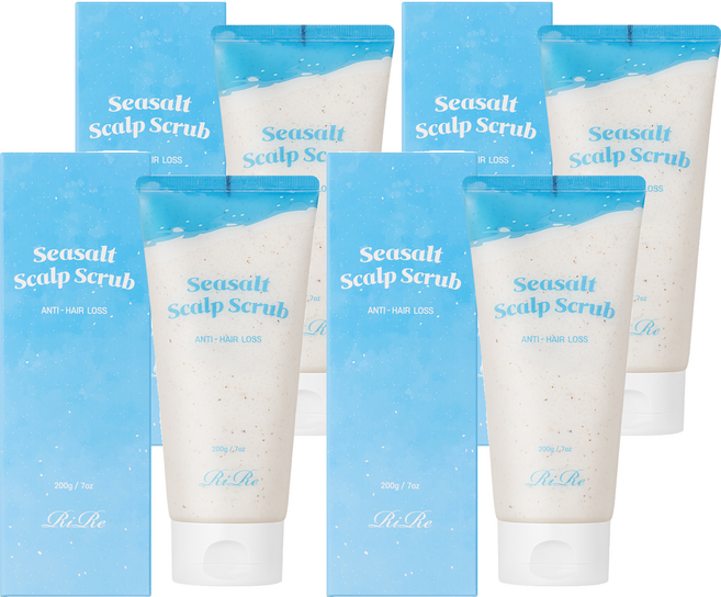 리르 씨솔트 스칼프 스크럽 기능성 헤어트리트먼트, 200g, 4개