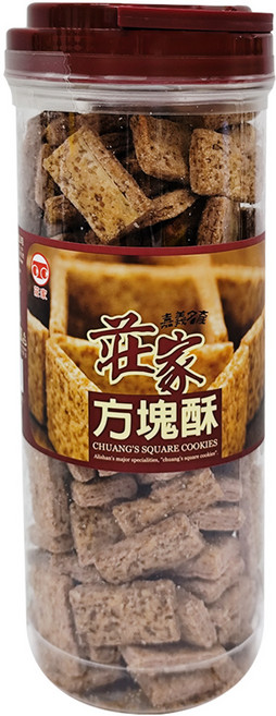 莊家 黑糖方塊酥, 430g, 1罐
