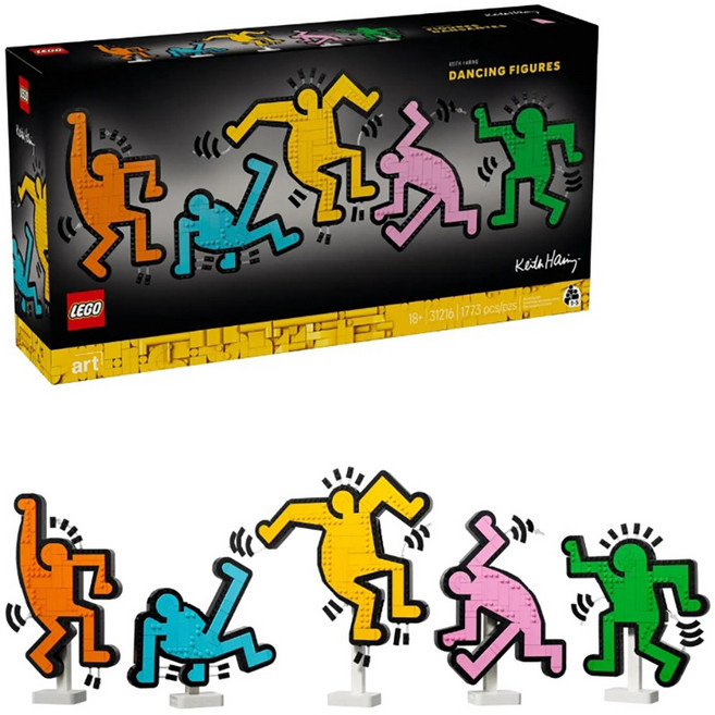 LEGO 31216 ART藝術 凱斯.哈林-跳舞小人 Keith Haring – Dancing Figures, 1盒, 混和顏色