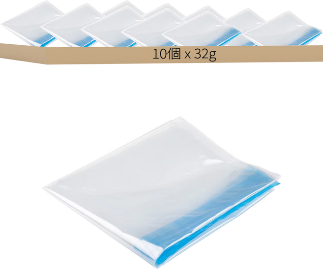 手捲式真空壓縮袋, 10個裝, 1組