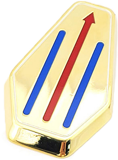 지봇골프 얼라이먼트 삼선 골프 볼마커, 골드, 1개