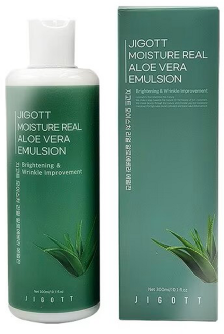 韓國JIGOTT 蘆薈舒緩化妝水, 300ml, 1瓶