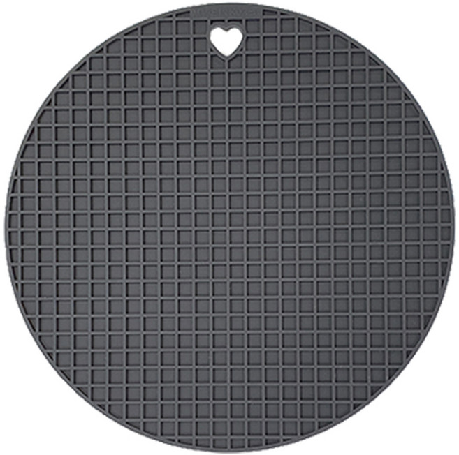 리벳 실리콘 냄비받침, 그레이, 1개