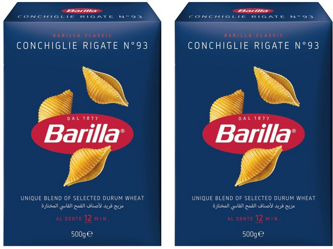 Barilla 百味來 波浪貝殼麵, 2個, 500g