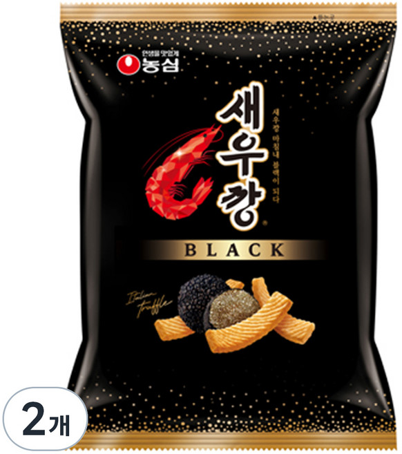 새우깡 블랙, 105g, 2개