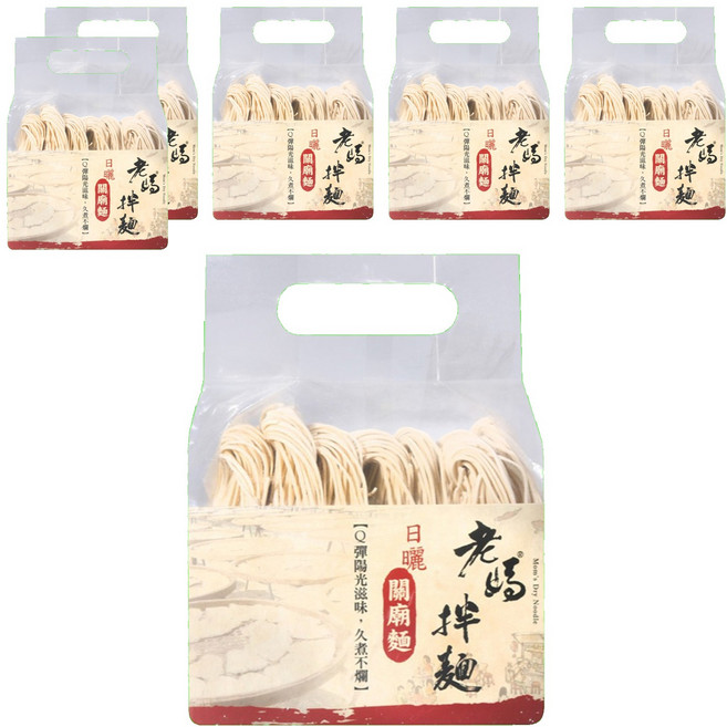 老媽拌麵 老媽關廟麵, 480g, 6包