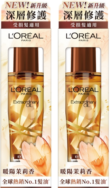 L'OREAL PARiS 巴黎萊雅 金緻護髮精油 棕色款, 100ml, 2瓶