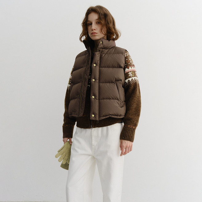 Dunst 女款鵝絨羽絨背心 UDVE5D134BK