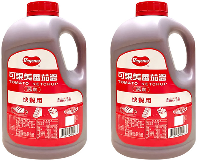 KAGOME 可果美 蕃茄醬 快餐用, 3.15kg, 2桶