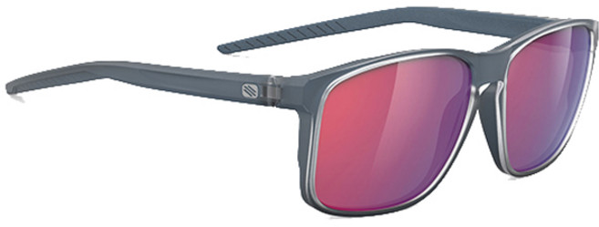 루디프로젝트 오버랩 스포츠 선글라스, 아이스 블루 메탈 매트(프레임) + 멀티레이저 레드(렌즈)(SP773853-0000), 1개