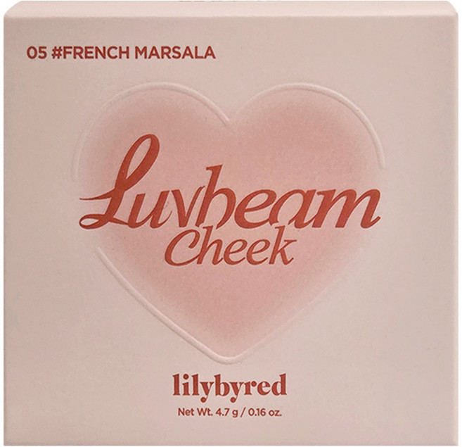 lilybyred 甜美心型腮紅 4.7g, 05, 1個