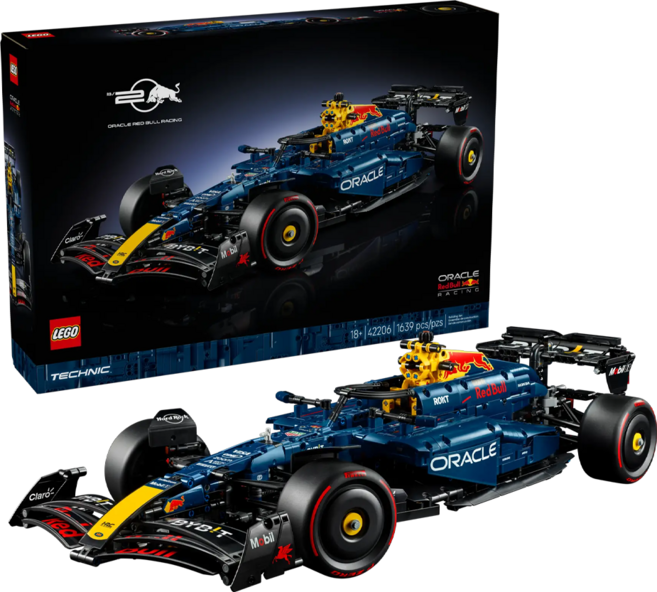 LEGO 42206 動力科技 甲骨文紅牛車隊 Oracle Red Bull Racing RB20 F1 Car, 多色, 1盒