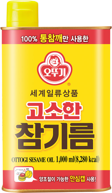 오뚜기 고소한 참기름, 1L, 1개