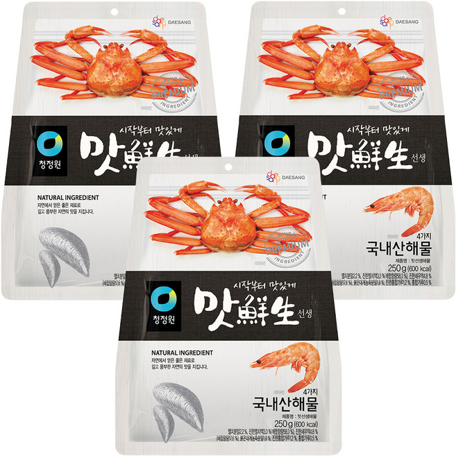 맛선생 해물 조미료, 250g, 3개