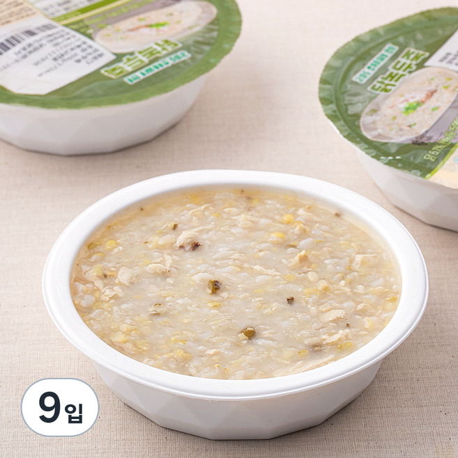 섬죽 닭녹두죽 (냉장), 300g, 9입