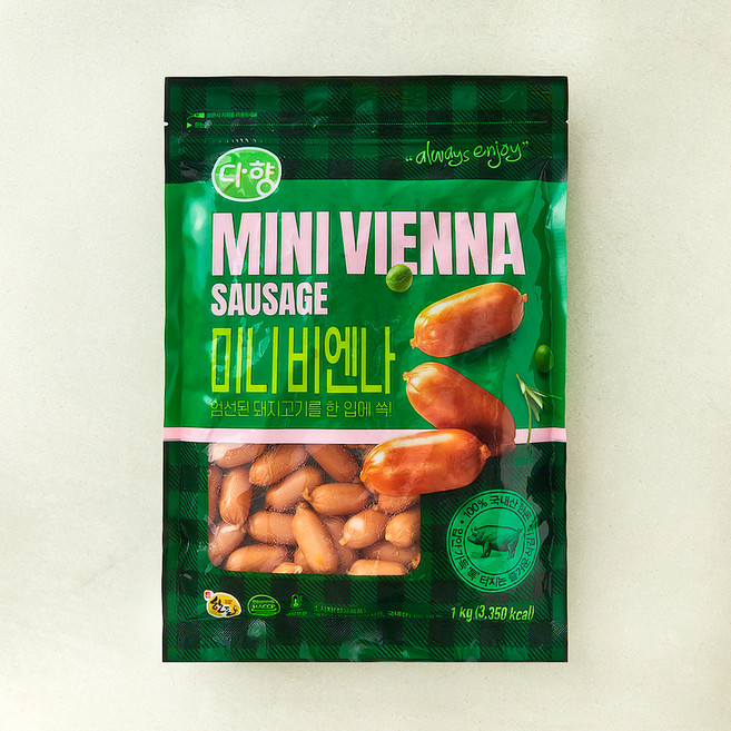 다향 미니 비엔나 소시지, 1kg, 1개