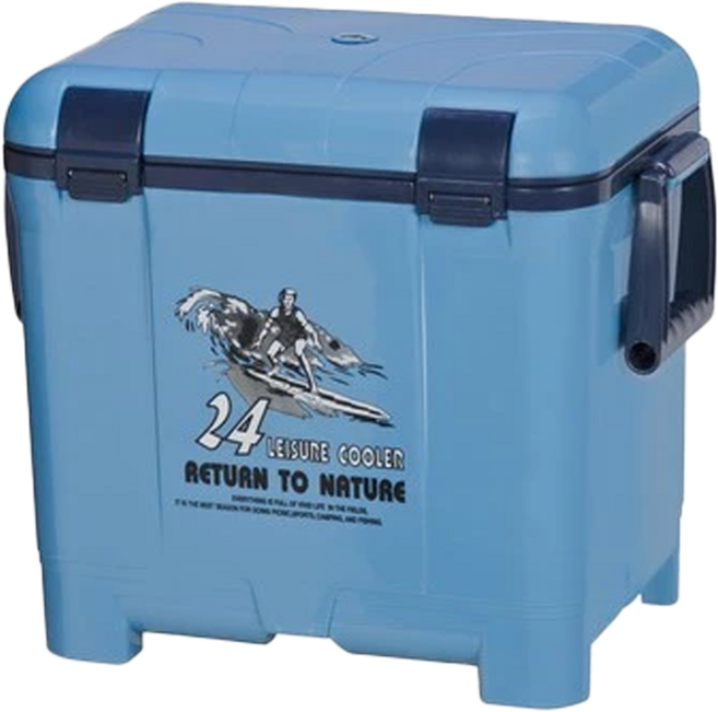 保冰箱 435 x 280 x 395mm, 藍色, 23.9L, 3.6kg, 1個