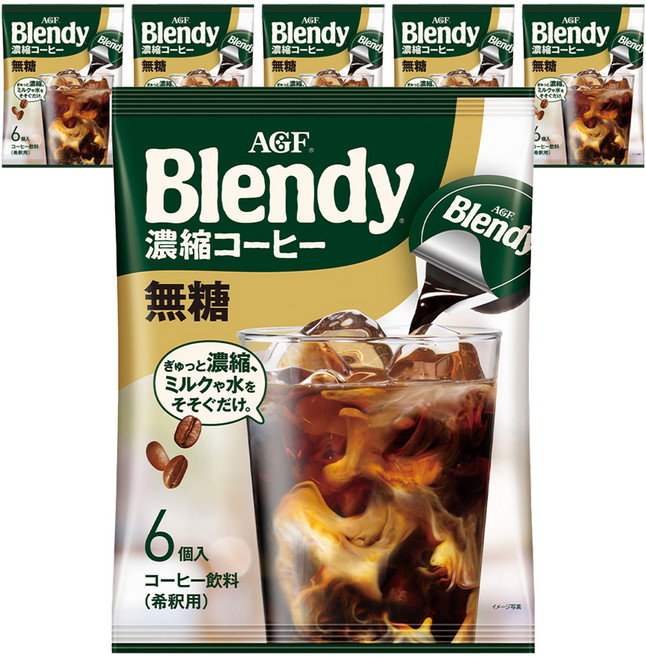 블렌디 포션 커피 블랙, 18g, 6개입, 6개