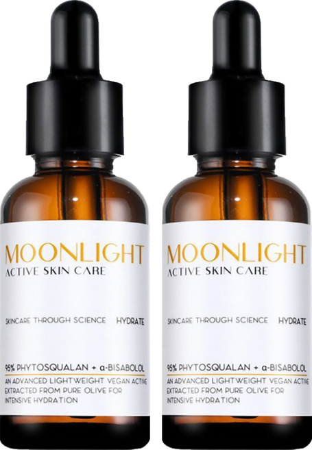 MOONLIGHT 莯光 極潤保濕95%植物角鯊烷+沒藥醇 30ml 深層保濕 舒緩修護, 2瓶