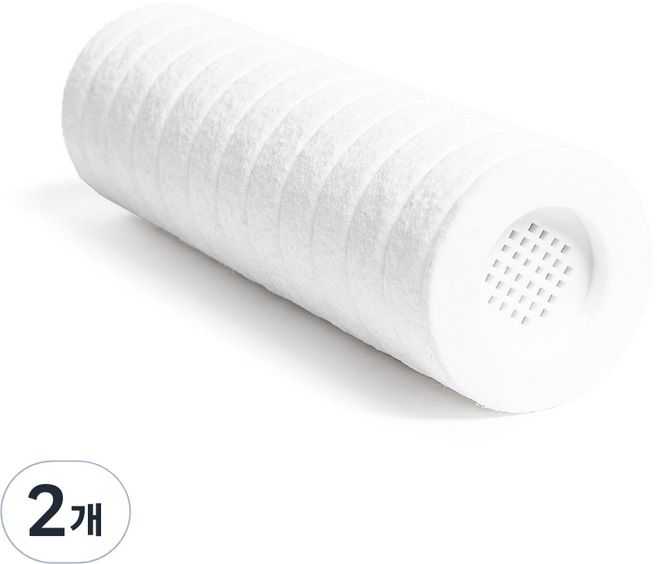 프렐 녹물 염소 제거 클린필터 리필용 카트리지, 2개