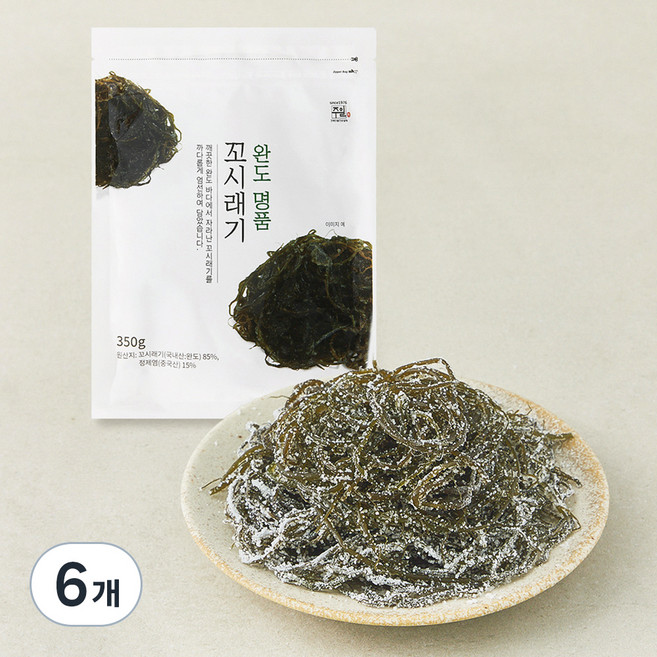 완도명품 꼬시래기, 6개, 350g