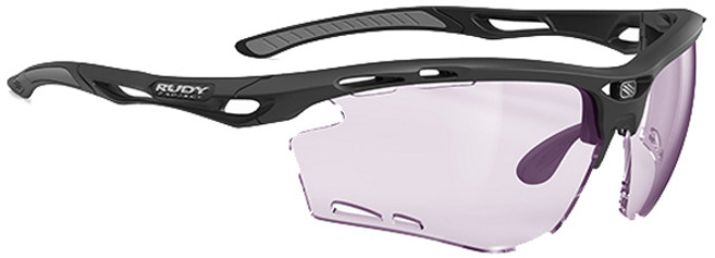 루디프로젝트 프로펄스 스포츠 선글라스, 블랙 매트(프레임) + 임팩트 X2 포토크로믹 퍼플(렌즈)(SP627506-0000), 1개