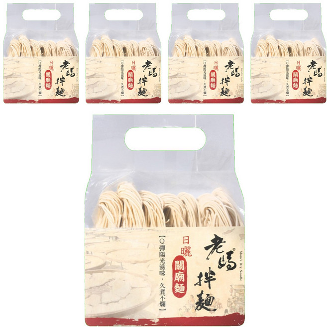 老媽拌麵 老媽關廟麵, 480g, 5包