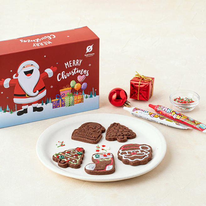 카카오 크리스마스 데코키트 쿠키, 218g, 1개입, 1개