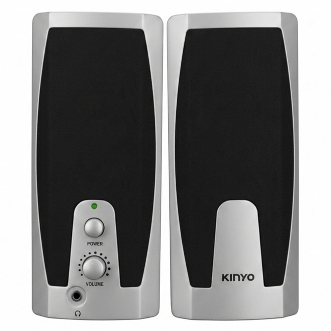 Kinyo USB接頭多媒體音箱 75 x 70 x 172mm, US-192, 黑色