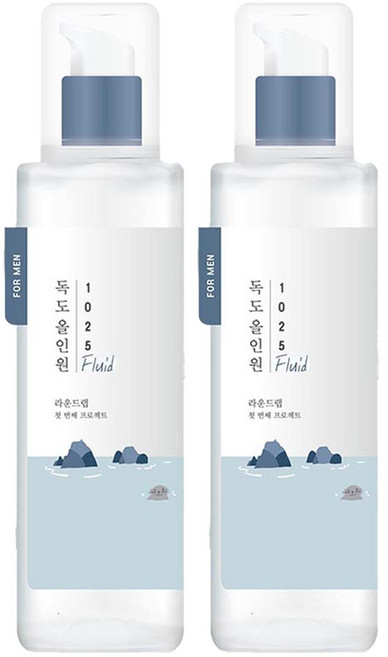 라운드랩 포 맨 1025 독도 올인원 플루이드, 200ml, 2개
