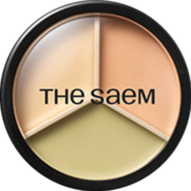 THe SaeM 得鮮 完美三色遮瑕膏, #01, 1個