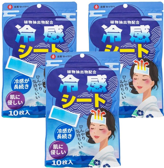 Ryoshitsu Seikatsu 良質生活 冰貼 2片, 5包, 3袋