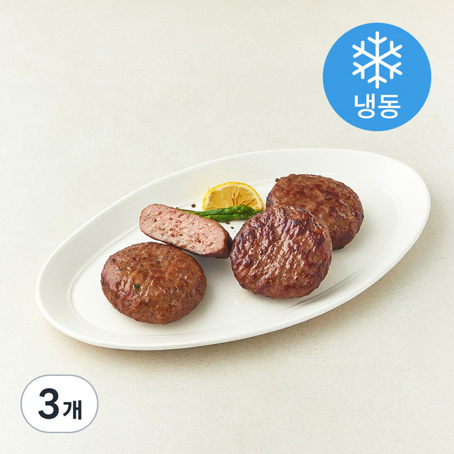 엘그로 두툼수제 와규 함박 스테이크 (냉동), 3개, 390g