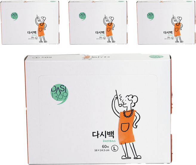 다시1369 다시백, 대(L), 60개입, 4개