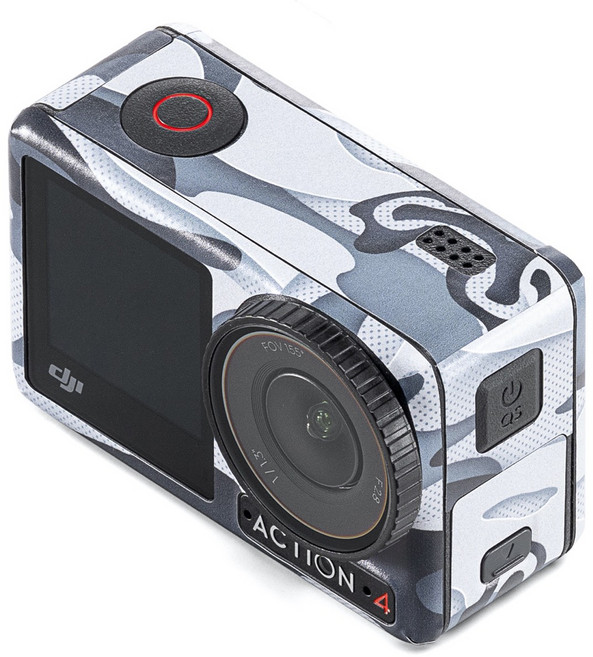 DJI Osmo Action 4 카메라 데칼 프로텍터 블루 카모, 1개