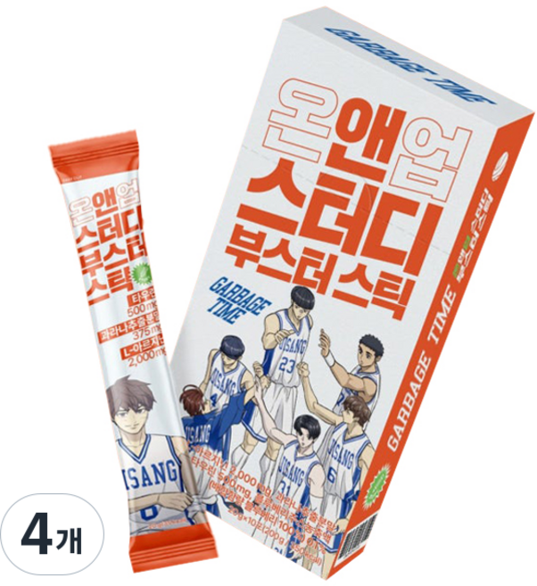 온앤업 스터디 부스터 스틱 10p, 4개, 200g
