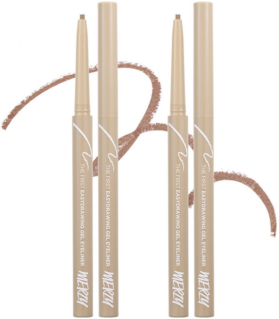 머지 더 퍼스트 이지드로잉 젤 아이라이너 0.14g, EG6 피칸, 2개