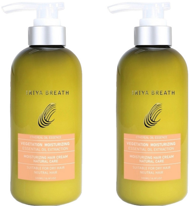 IRIYA BREATH 伊麗雅 植萃保濕潤髮乳, 2個, 500ml