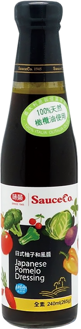 味榮 日式柚子和風醬, 240ml, 1瓶